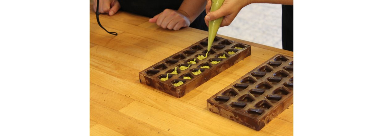 Fyldt chokoladekursus trin 1