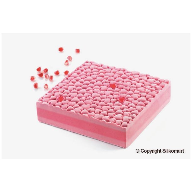 Love mat 40 x60 cm mnster som romantiske hjerter