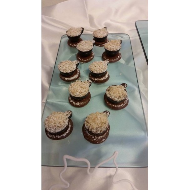 Chokoladeform kaffekop