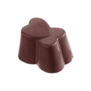 Chokoladeform Hjerte dobbelt
