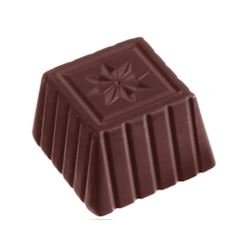 Chokoladeform Kvadrat med stjerne