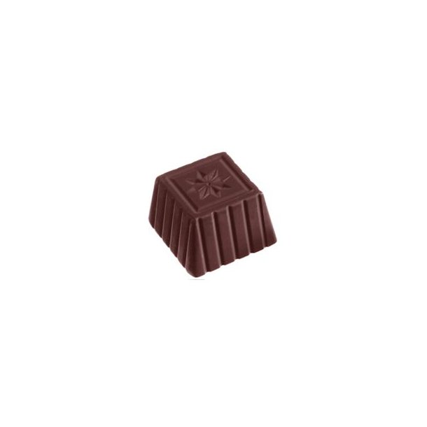 Chokoladeform Kvadrat med stjerne